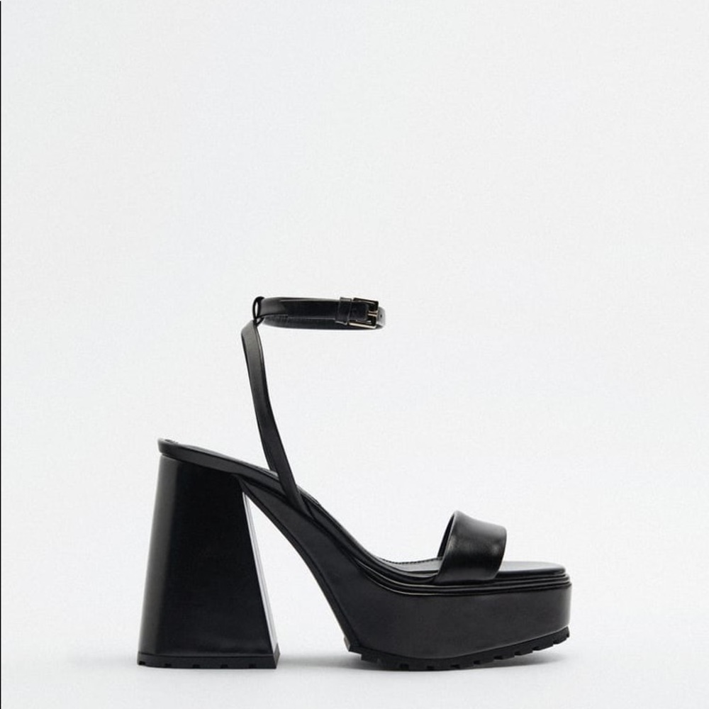Zara High Heel Platform Sandals